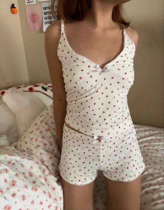 Lace Cute Female Home Underwear Two-piece